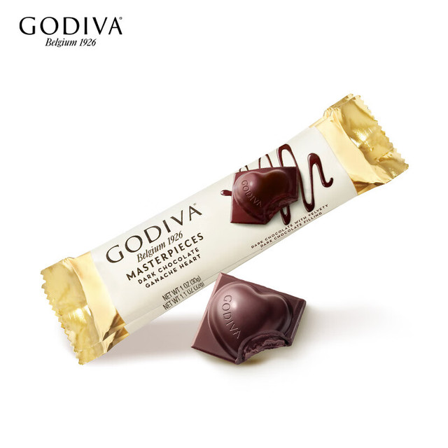 GODIVA 经典大师系列黑巧克力条 30