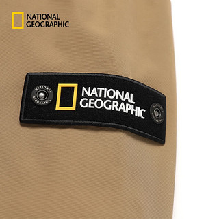 National Geographic国家地理男女同款款秋冬拼接多色户外休闲外套 米黄色L/BEIGE 175/96A(M)