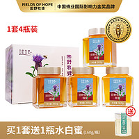 田野牧蜂 藏蜂蜜 金奖品质自然成熟 藏区蜂场直采 365g/瓶