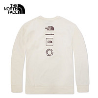 北面（The North Face）针织长袖卫衣男套头衫舒适保暖86PY N3N/白色 XL/180