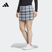 adidas阿迪达斯女装高尔夫运动半身短裙HY0862 浅蓝 A/XS