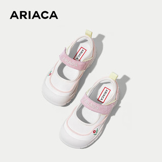 Ariaca艾芮苏女童运动鞋秋季小女孩软底休闲鞋儿童鞋子 粉色 27码内长17.3/适合脚长16.4-16.8