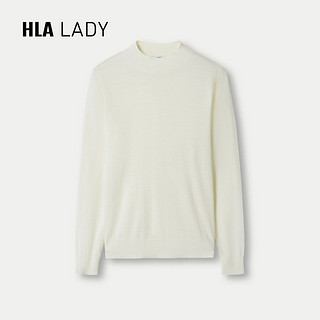 HLA 海澜之家 23秋季新品保暖圆领可机洗女士针织衫