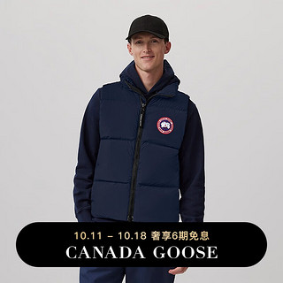 加拿大鹅（Canada Goose）Lawrence男士休闲羽绒马甲大鹅羽绒服 2804M 63 蔚洋蓝 XS