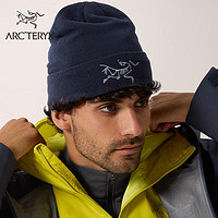 ARC'TERYX 始祖鸟 ARC’TERYX始祖鸟 EMBROIDERED BIRD  透气 男女同款 滑雪绒线帽 Black Sapphire/蓝黑色