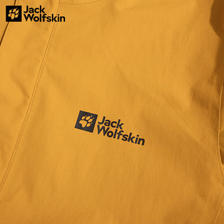 Jack Wolfskin狼爪冲锋衣男秋冬户外加厚抓绒内胆防风防水保暖三合一两件套 776-3015/秋叶黄/拍大一码 3XL 185/112A