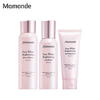 Mamonde 梦妆 花萃护肤套装 调理水150ml*1+乳125ml*1+洗面奶100ml*1