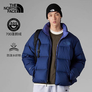 北面（The North Face）羽绒服男户外舒适保暖休闲运动时尚御寒防风|7UQZ O6Q/藏青色 XL