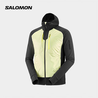 萨洛蒙（Salomon）男款 户外运动休闲轻量保暖针织外套棉服 ELIXIR HYBRID HD INSUL 野芥子黄 C21045 S