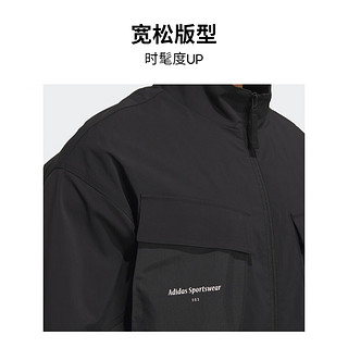 adidas阿迪达斯轻运动男装秋季运动夹克外套IP4987 黑色 A/L