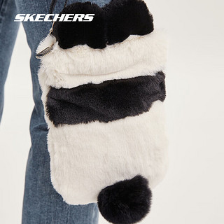 SKECHERS 斯凯奇 柔软舒适可爱单肩斜挎包L323U147 T334熊猫/03TC 均码