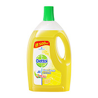 Dettol 滴露 地板清洁剂2L瓷砖木地板清洁液拖地去污杀菌除水垢