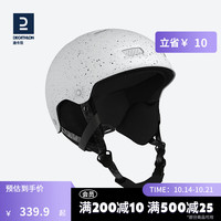 迪卡侬（DECATHLON）滑雪头盔男女单板双板保暖透气护具滑雪装备WEDZE3 脏脏白 M/55-58cm