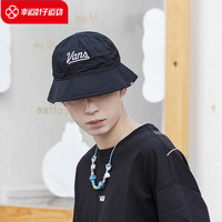 VANS范斯帽子盆帽休闲帽运动帽男帽女帽潮万斯渔夫帽 VN0A5I1QBLK 均码偏小半码
