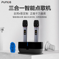 Punos 博浪沙)全新语音点歌评分家庭ktv音响套装3D环绕家庭影院电视k歌音响