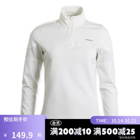 DECATHLON 迪卡侬 长袖速干衣秋冬季保暖跑步运动T恤瑜伽服服女WSLW 质感白 38