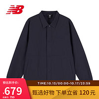 new balance 23年男女同款潮流休闲运动夹克风衣外套AMJ33360 ECL 2XL