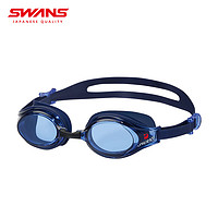 SWANS 诗旺斯 高清防雾防水泳镜日本进口成人男女游泳镜平光镜SW-30PAF训练专用