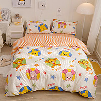 迪士尼纯棉儿童床品四件套宿舍家用可爱卡通