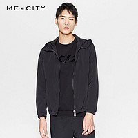 MECITY ME&CITY男士轻薄短款茄克带帽连帽衣舒适春季休闲简约