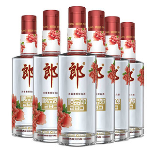 LANGJIU 郎酒 顺品郎（红顺）45度 280ml *6瓶浓酱兼香型白酒 6瓶装