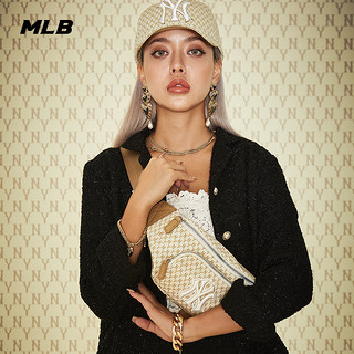 MLB 官方 男女情侣胸包复古老花腰包斜挎包运动休闲秋冬BGC9/HSM05