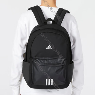 阿迪达斯 （adidas）双肩包男女包百搭休闲包大容量书包HM9146 黑色 HG0348