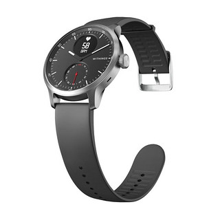 Withings ScanWatch 2 智能手表 体温跟踪 心率血氧心脏睡眠呼吸运动 防水 黑色表盘直径42mm 监测手表