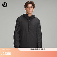 lululemon丨Insulated Ripstop 男士拉绒连帽衫 LM3EQQS 黑色 XS