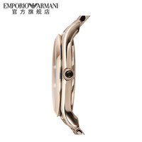 Armani阿玛尼 EMPORIO ARMANI手表女 镶钻金色石英瑞士女士腕表ARS7509