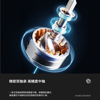 NICOH电动磨豆机便携钢芯小型迷你充电全自动现磨磨粉机家用户外露营旅行咖啡豆研磨机 黑色+枪黑色