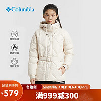 Columbia哥伦比亚羽绒服女秋冬户外时尚腰带保暖防寒外套 WR0303 191 M 