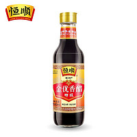 恒顺 金优香醋550ml(特级)固态发酵酿造食醋镇江香醋