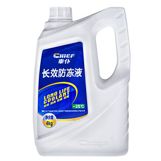 CHIEF 车仆 汽车防冻液 绿色 -25℃ 4kg