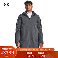 UNDERARMOUR）男子三合一训练运动羽绒服1364891 灰色013 3XL