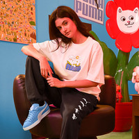 彪马(PUMA)PUMA彪马 男子 RIPNDIP 联名款休闲短袖T恤 622196 白色-65 XS(165/88A)