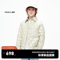 little MO&Co.90鸭绒 little moco童装男女童轻盈保暖羽绒菱形外套夹克 雾绿色 120/56