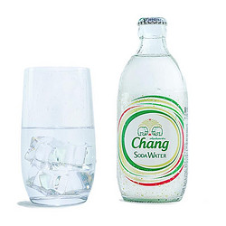 Chang 象牌 泰象泰国进口 Chang原味无糖苏打水325ml*6瓶 弱碱性含汽气泡水饮