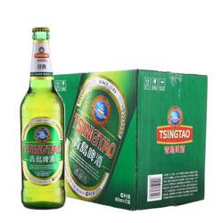 TSINGTAO 青岛啤酒 经典啤酒 600ml*12瓶 升级大容量 整箱