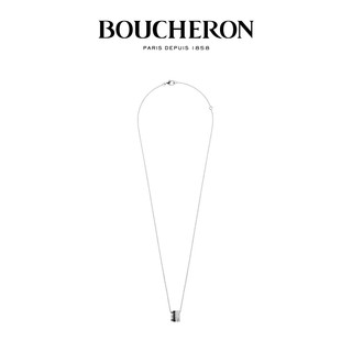 BOUCHERON/宝诗龙Quatre Black系列白金吊坠项链
