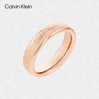 凯文克莱（Calvin Klein）CK圆满爱款玫瑰金中性戒指35000514D