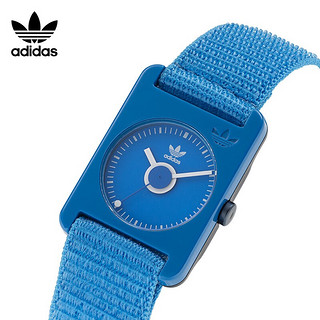 adidas 阿迪达斯 手表STREET系列男女士腕表石英手表女 蓝色AOST22541（31mm）