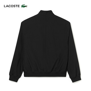 LACOSTE 拉科斯特 法国鳄鱼男装时尚休闲拉链立领夹克外套|BH6242 031/黑色 48/170