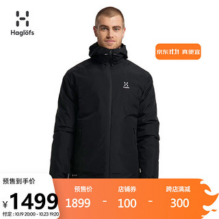 HAGLÖFS 火柴棍 HAGLOFS 男式GTX三合一冲锋衣棉服 秋冬605034-2C5 黑色