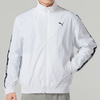 PUMA 彪马 外套男装 秋冬户外运动服训练透气拼色夹克上衣服 536771-02 L