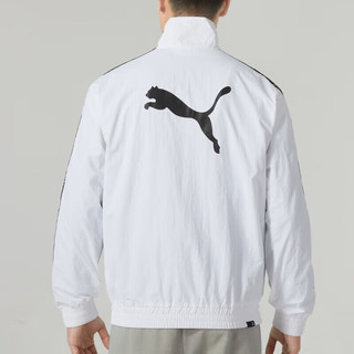 PUMA 彪马 外套男装 秋冬户外运动服训练透气拼色夹克上衣服 536771-02 L