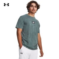 安德玛 UNDERARMOUR)秋冬Elevated男子水洗训练运动短袖T恤1379552 灰色012 3XL