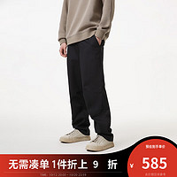 杰克·琼斯（JACK&JONES）冬季休闲裤男透气百搭舒适宽松休闲裤子男装223414017 黑色E40 165/72A/XSR