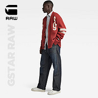 G-STAR RAW 冬男士针织开衫89 GS 宽松羊毛外套V领D24226 红色 XS