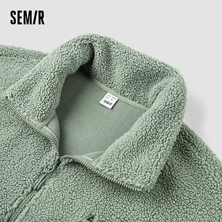 森马（Semir）森马外套男温暖绒面舒适休闲户外宽松夹克 土灰绿40970 180/96A/XL